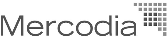 Mercodia logo greyscale